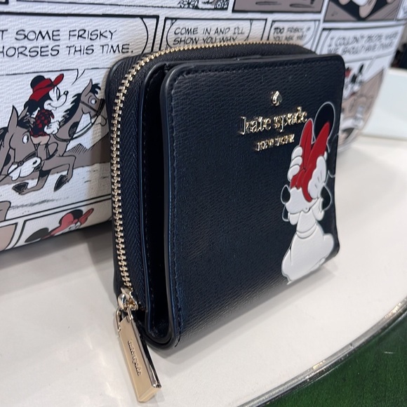 Kate Spade Disney X Kate Spade New York Minnie Mouse Zip Around Wallet - Picture 10 of 16